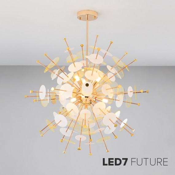 Loft Industry Modern - Hot Sun 19 Chandelier